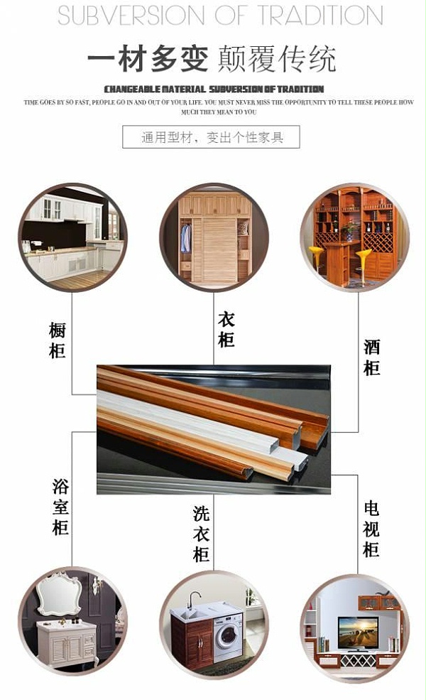 佛山全铝家居铝材 铝合金家具铝型材 全铝家具铝型材厂家