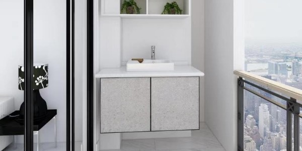 8款全铝阳台柜，洗衣机柜赏析，有您喜欢的款式吗？